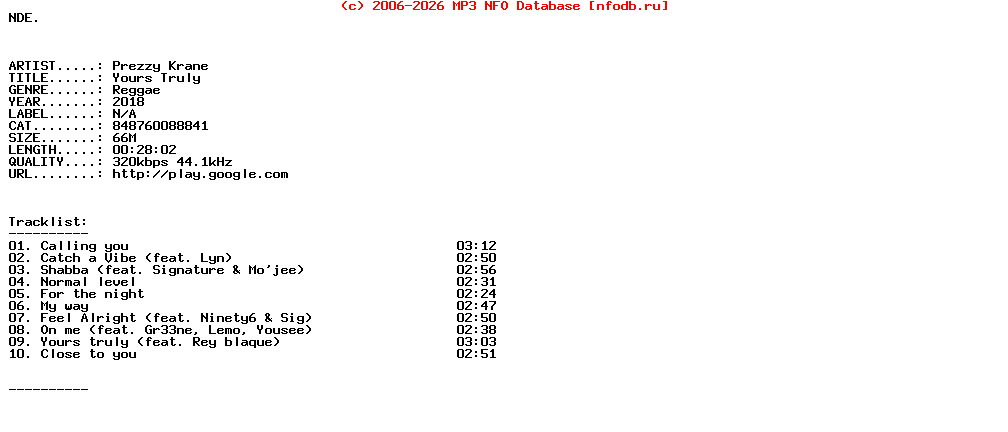 Prezzy_Krane-Yours_Truly-(848760088841)-WEB-2018