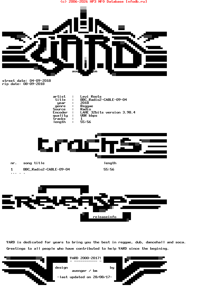 Levi_Roots-Bbc_Radio2-CABLE-09-04-2018-YARD