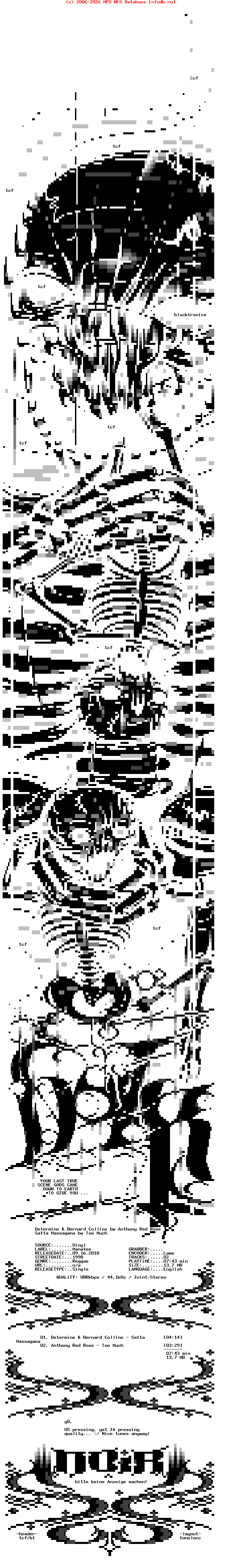 Determine_And_Bernard_Collins_Bw_Anthony_Red_Rose-Satta_Massagana_Bw_Too_Much-(MAN012)-VLS-1998-NOiR