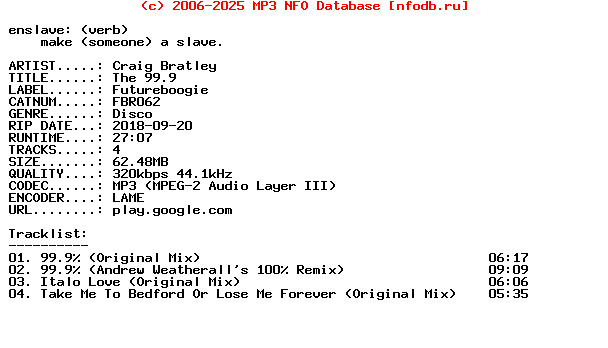 Craig_Bratley-The_999-EP-(FBR062)-WEB-2018