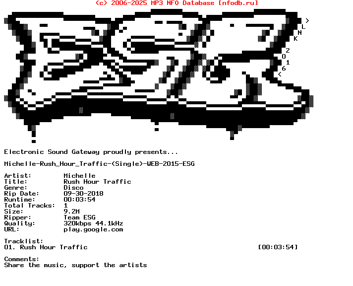 Michelle-Rush_Hour_Traffic-(SINGLE)-WEB-2015