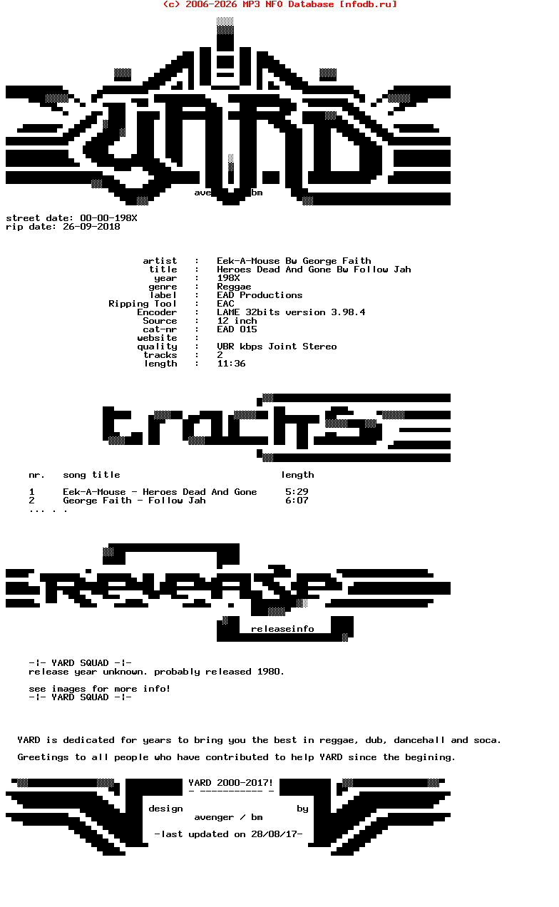 Eek-A-Mouse_Bw_George_Faith-Heroes_Dead_And_Gone_Bw_Follow_Jah-(EAD_015)-12Inch_Vinyl-198X-YARD