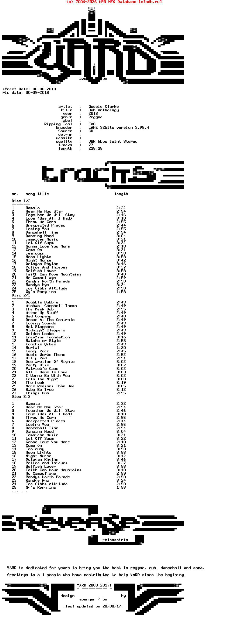 Gussie_Clarke-Dub_Anthology-Boxset-3CD-2018-YARD