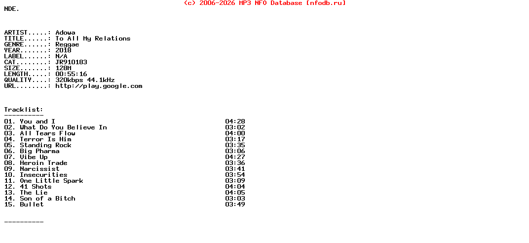 Adowa-To_All_My_Relations-(JR910183)-WEB-2018