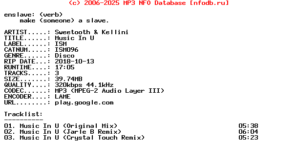 Sweetooth_And_Kellini-Music_In_U-(ISM096)-WEB-2018