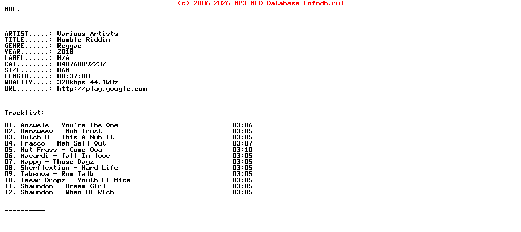 VA-Humble_Riddim-(848760092237)-WEB-2018