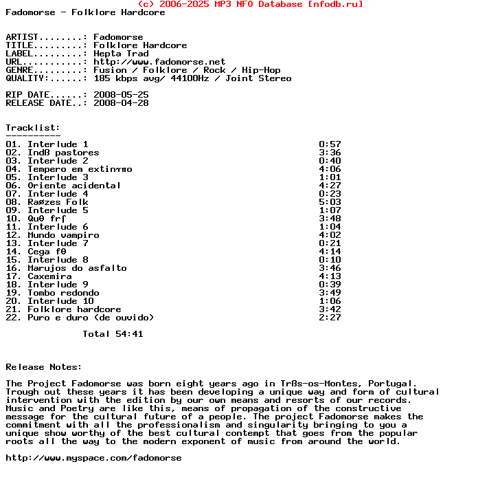 Fadomorse-Folklore_Hardcore-PT-2008