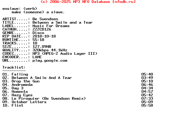 Be_Svendsen-Between_A_Smile_And_A_Tear-(ZZZCD126)-WEB-2018