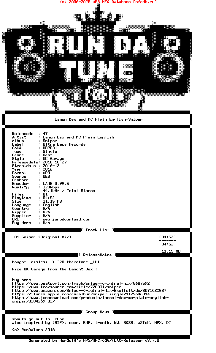 Lamon_Dex_And_Mc_Plain_English_-_Sniper-(UBR031)-WEB-2016-Rdt_Int