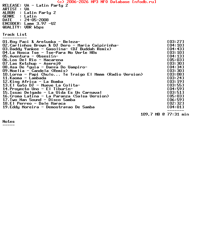 VA-Latin_Party_2-SP-2008-ONe