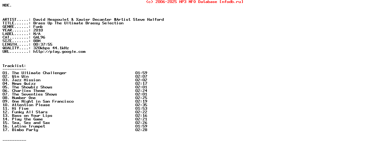 David_Mespoulet_And_Xavier_Decanter_And_Steve_Halford-Brass_Up_The_Ultimate_Brassy_Selection-(GAL96)-WEB-2010