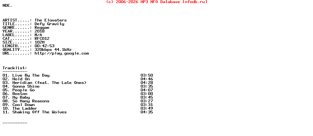 The_Elovaters-Defy_Gravity-(RFC012)-WEB-2018