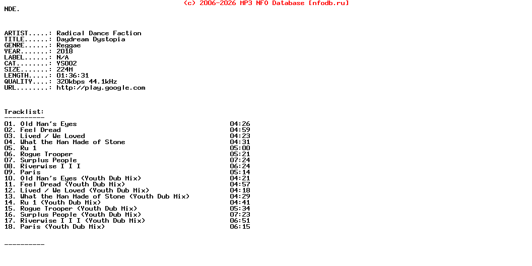 Radical_Dance_Faction-Daydream_Dystopia-(YS002)-WEB-2018