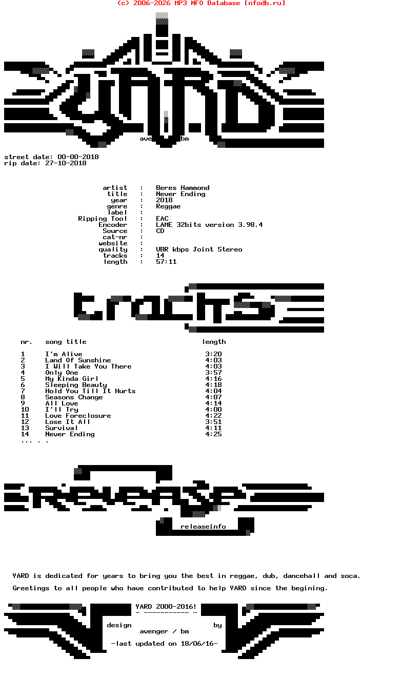 Beres_Hammond-Never_Ending-CD-2018-YARD