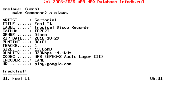 Sartorial-Feel_It-(TDR023)-WEB-2018