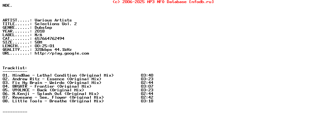 VA-Selections_Vol_2-(657664762494)-WEB-2018