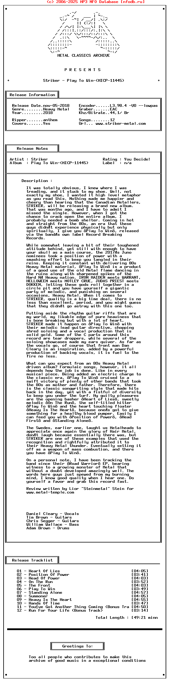 Striker_-_Play_To_Win-(MICP-11445)-2018-Mca_Int