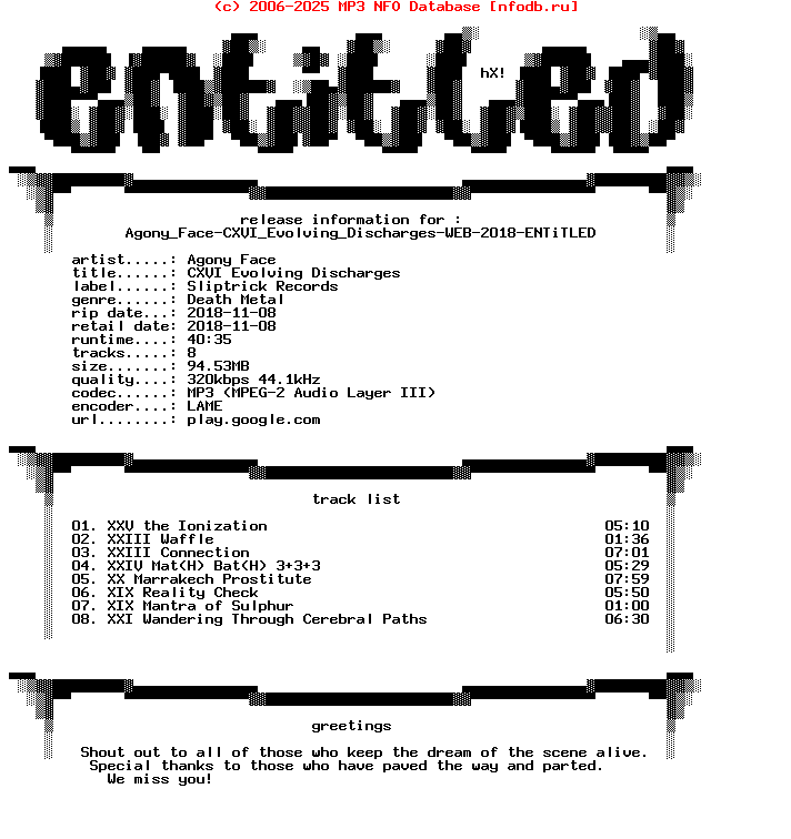 Agony_Face-Cxvi_Evolving_Discharges-WEB-2018