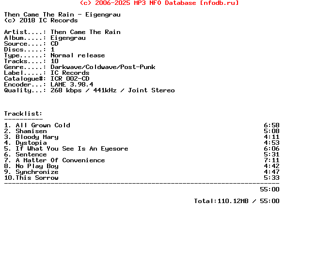 Then_Came_The_Rain-Eigengrau-CD-2018