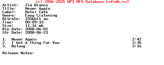 Jim_Bianco-Never_Again-(PROMO_CDS)-2008