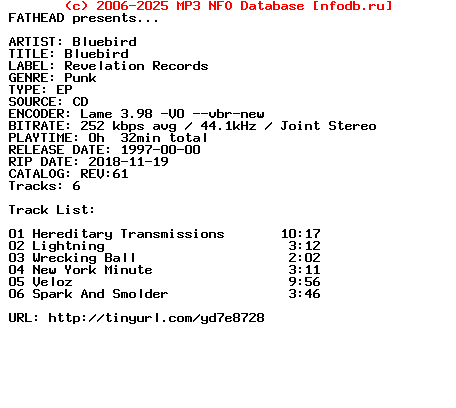 Bluebird-Bluebird-EP-1997