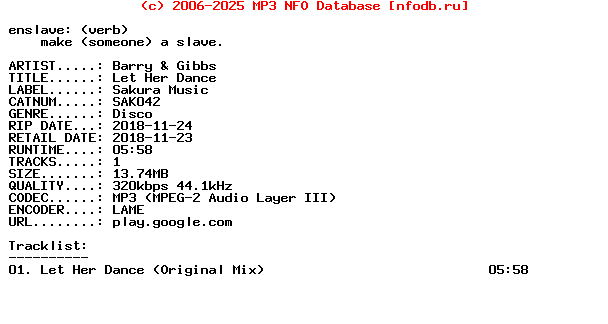 Barry_And_Gibbs-Let_Her_Dance-(SAK042)-WEB-2018