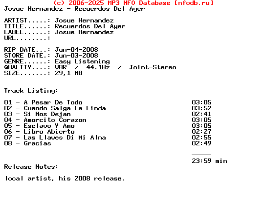 Josue_Hernandez-Recuerdos_Del_Ayer-SP-2008