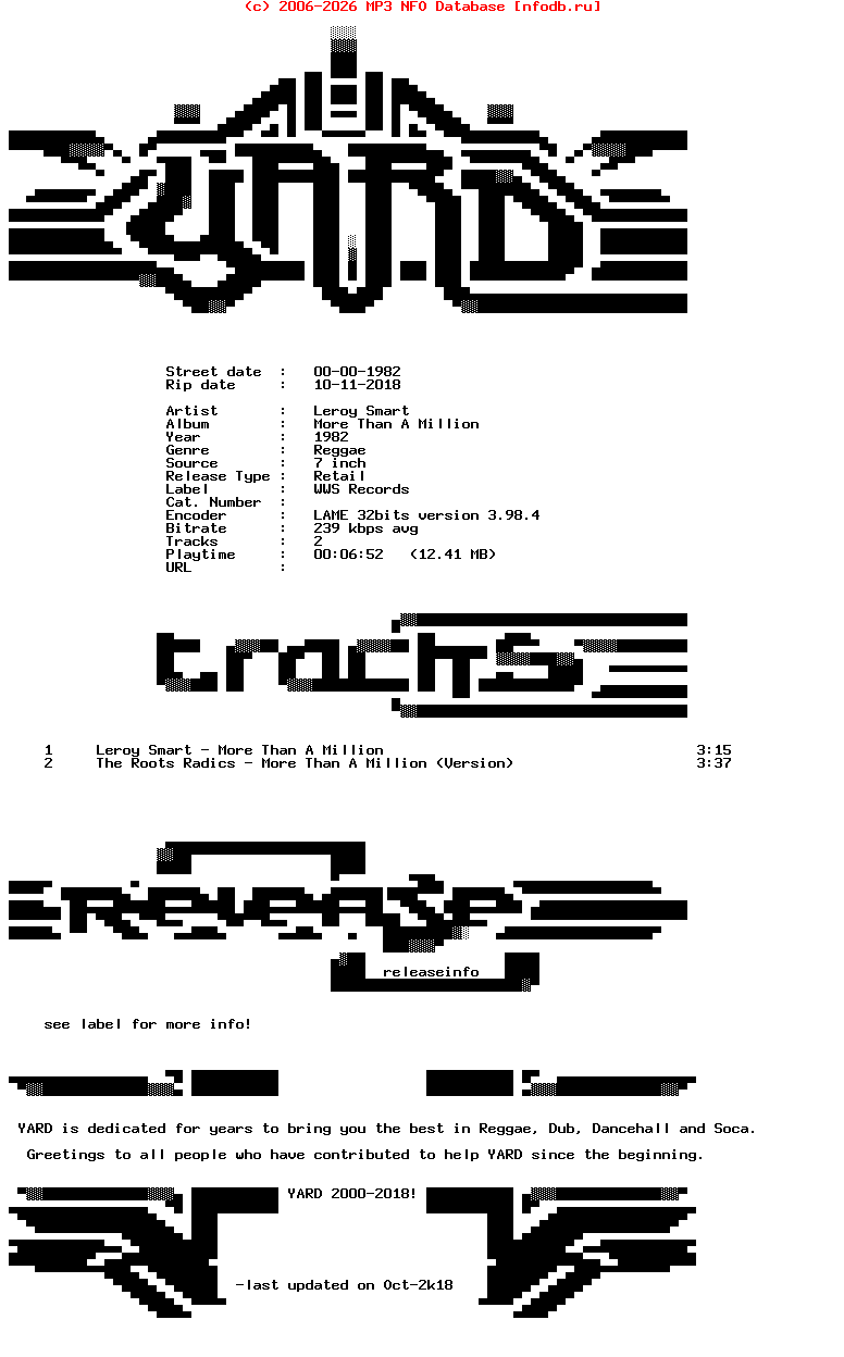 Leroy_Smart-More_Than_A_Million-7Inch_Vinyl-1982-YARD