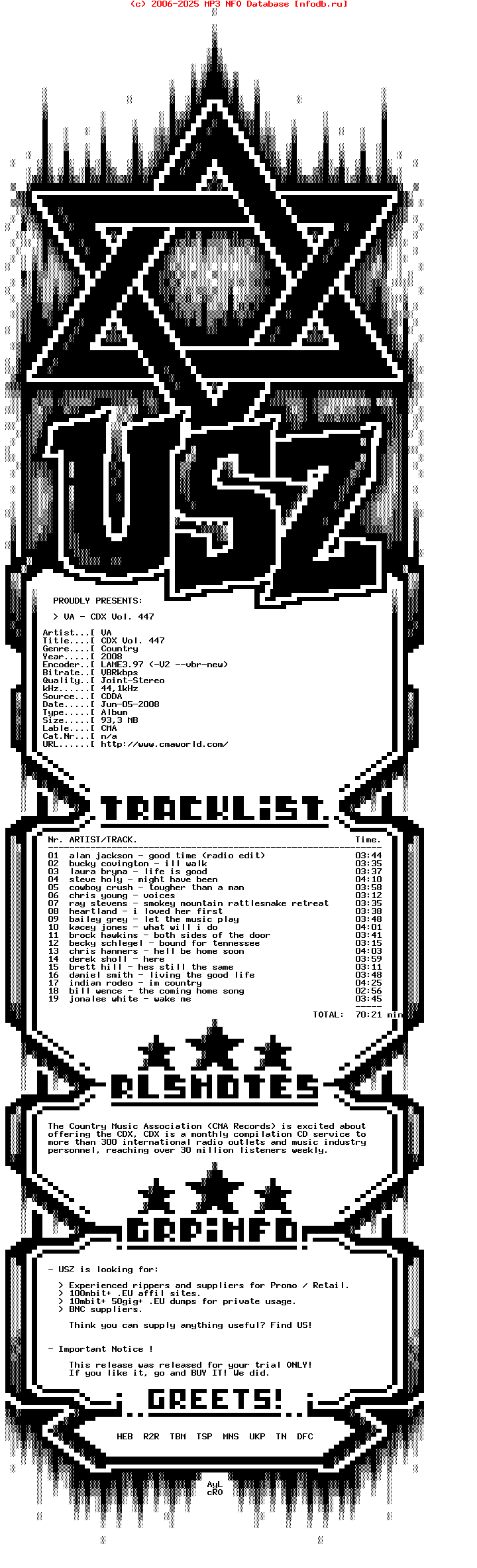 VA_-_Cdx_Vol._447-Promo_CD-2008-USZ