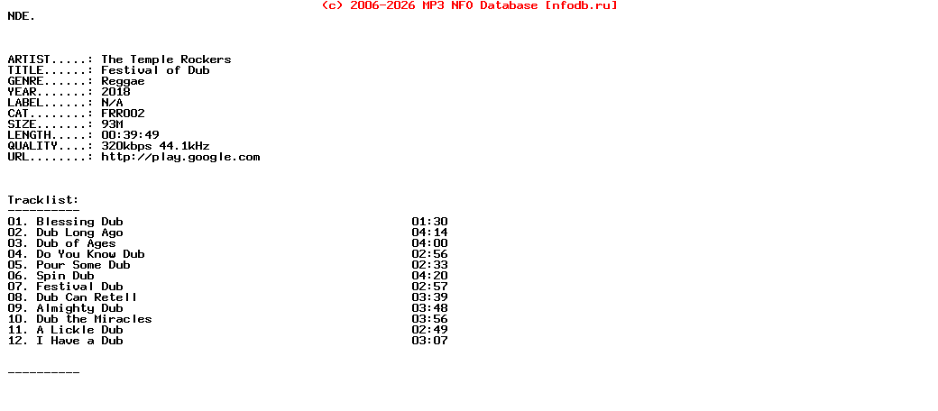 The_Temple_Rockers-Festival_Of_Dub-(FRR002)-WEB-2018