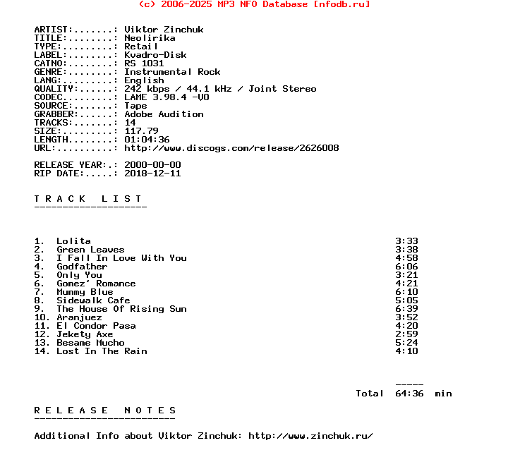 Viktor_Zinchuk-Neolirika-Tape-2000