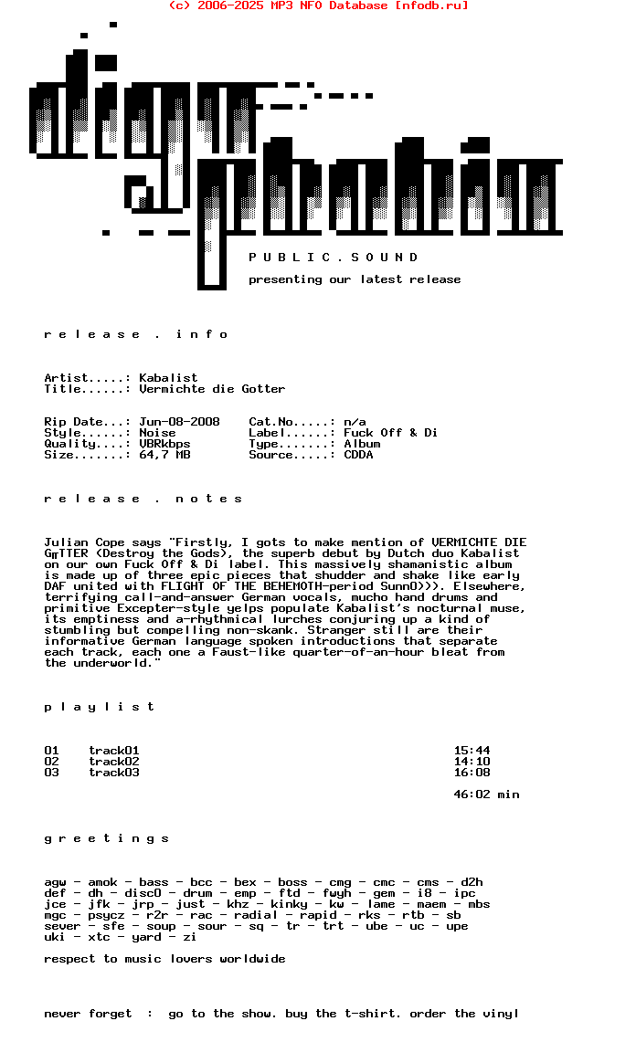 Kabalist-Vermichte_Die_Gotter-2008-DPS