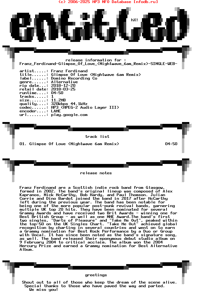 Franz_Ferdinand-Glimpse_Of_Love_(NIGHTWAVE_6AM_REMIX)-Single-WEB-2018