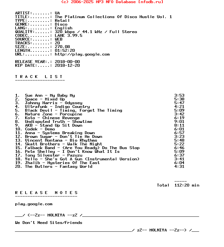 VA-The_Platinum_Collections_Of_Disco_Hustle_Vol._1-WEB-2018