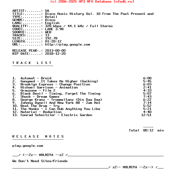 VA-Disco_Music_History_Vol._10_From_The_Past_Present_And_Future-WEB-2013