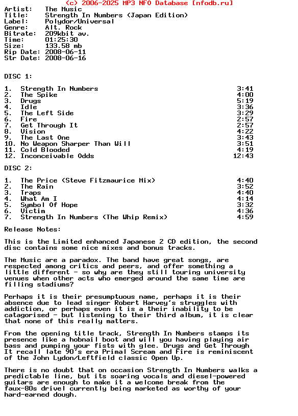 The_Music-Strength_In_Numbers_(JAPAN_EDITION)-2CD-2008