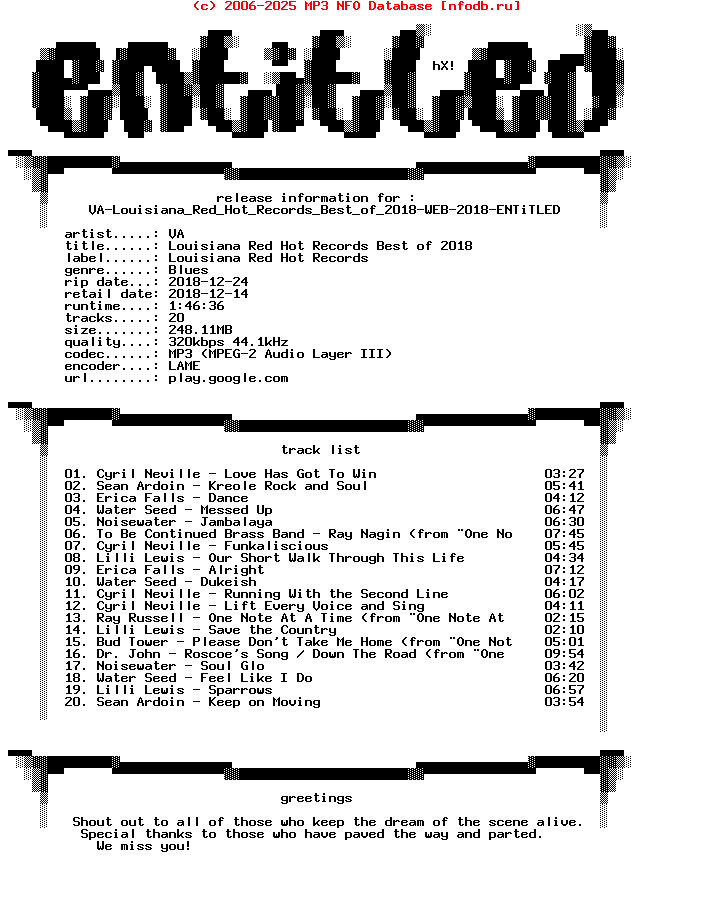 VA-Louisiana_Red_Hot_Records_Best_Of_2018-WEB-2018
