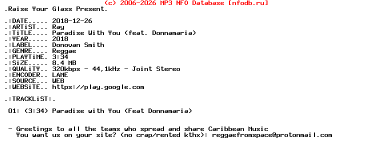 Ray-Paradise_With_You_(FEAT_DONNAMARIA)-Single-WEB-2018