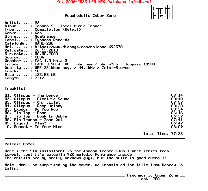 VA_-_Janana_5_-_Total_Music_Trance-2000-PsyCZ