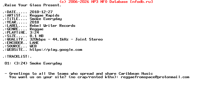 Reggae_Rapids-Smoke_Everyday-Single-WEB-2018