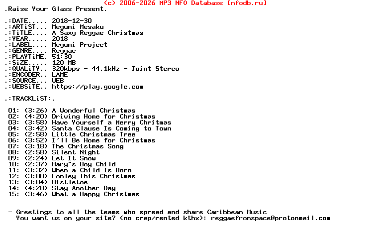 Megumi_Mesaku-A_Saxy_Reggae_Christmas-WEB-2018