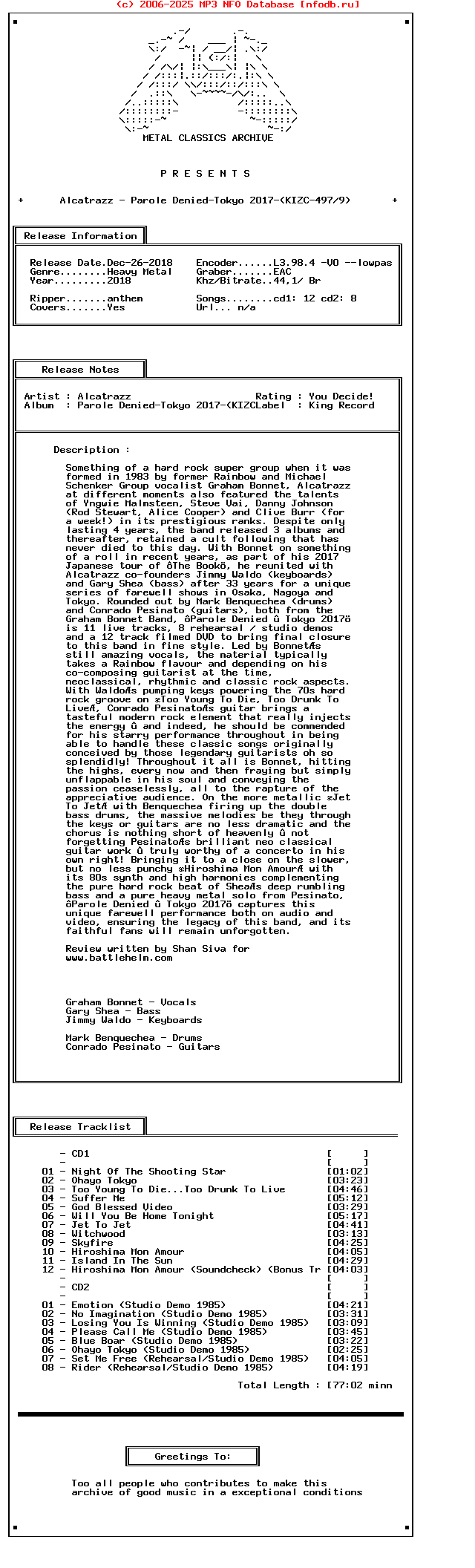 Alcatrazz_-_Parole_Denied-Tokyo_2017-(KIZC-497-9)-2CD-2018-Mca_Int