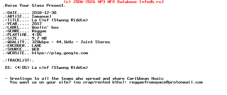 Immanuel-La_Clef_(STWONG_RIDDIM)-Single-WEB-FR-2017