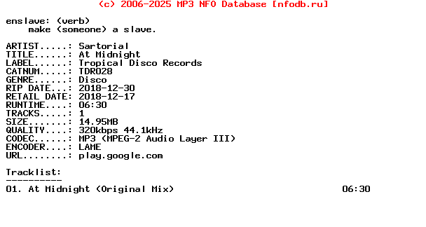 Sartorial-At_Midnight-(TDR028)-WEB-2018