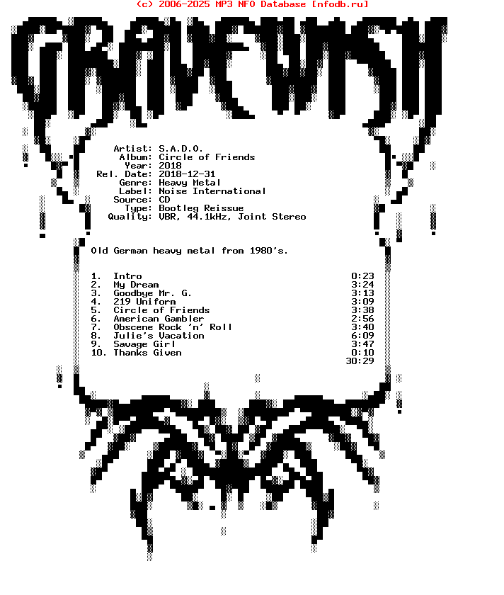 Sado-Circle_Of_Friends-Bootleg_Reissue-2018