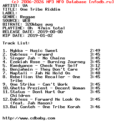 VA-One_Tribe_Riddim-WEB-2019