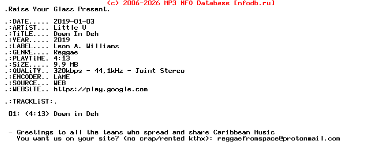 Little_V-Down_In_Deh-Single-WEB-2019