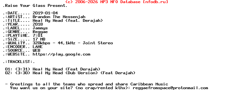 Brandon_The_Messenjah-Heal_My_Head_(FEAT_DERAJAH)-WEB-2018