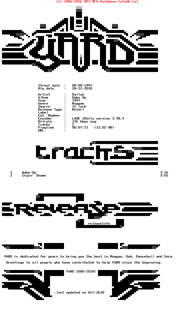 Dallas-Wake_Up-12Inch_Vinyl-1997-YARD