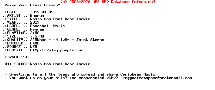 Energy-Rasta_Man_Dont_Wear_Jackie-Single-WEB-2019